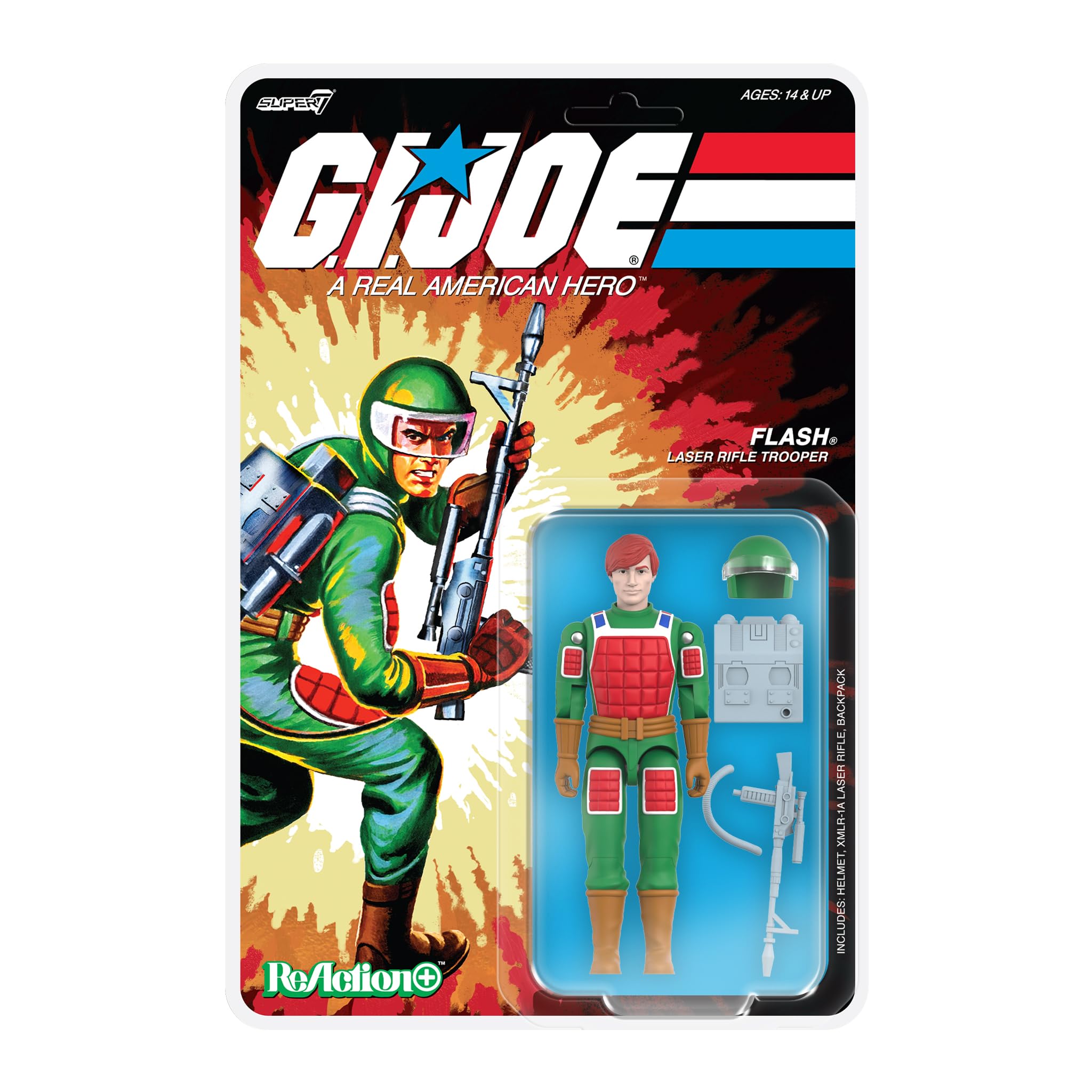 Amazon.com: Super7 Reaction+ G.I. Joe Flash (Comic) - 4
