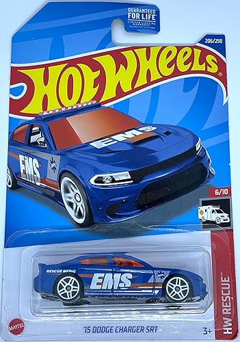 Hot Wheels 2022 - Dodge Charger SRT '15 - EMS HW Rescue 6/10 [azul] 206/250