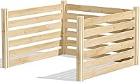 Vista 1 de Greenes Fence Cedar - Cubierta de privacidad para aire acondicionado para exteriores, 48 pulgadas de ancho x 48 pulgadas de largo x 31 pulgadas