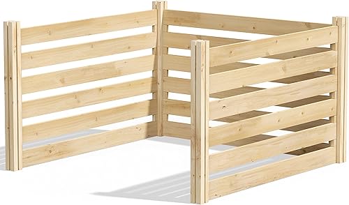 Greenes Fence Cedar - Cubierta de privacidad para aire acondicionado para exteriores, 48 pulgadas de ancho x 48 pulgadas de largo x 31 pulgadas de