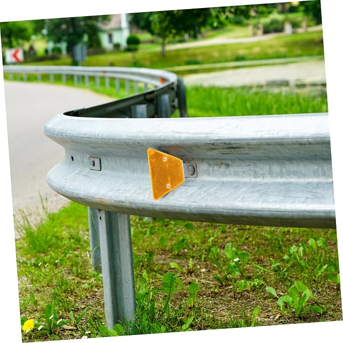 Marcador reflectante para entrada de vehículos con soporte miniatura 2