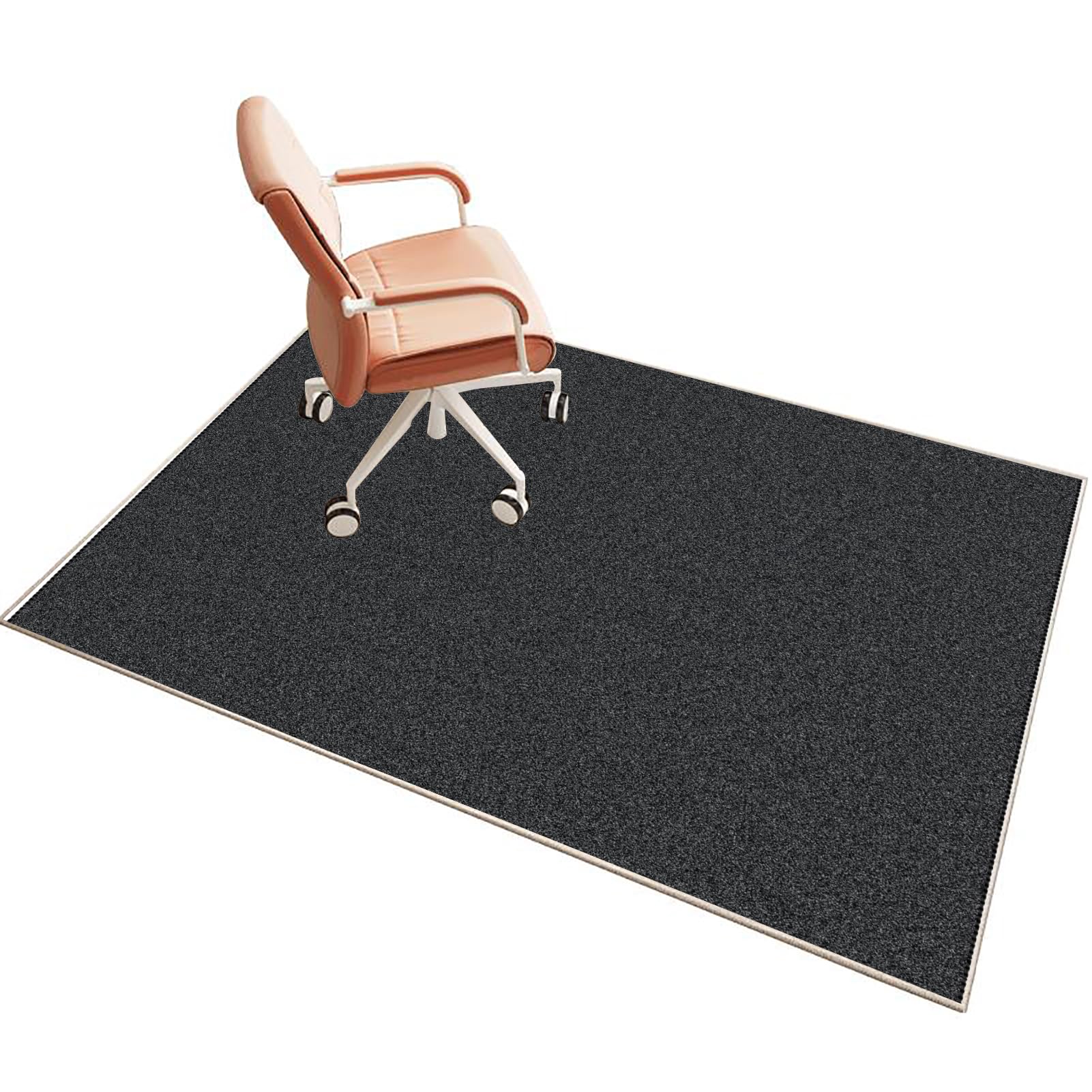 Office Gaming Chair Mat for Hard Floor, Computer Floor Mat for Carpet, Office Chair Carpet Protector Mat Carpeted Floor, Office Chair Rug Protector for Rolling Chair, Desk Chairmats 140 x 150 cm