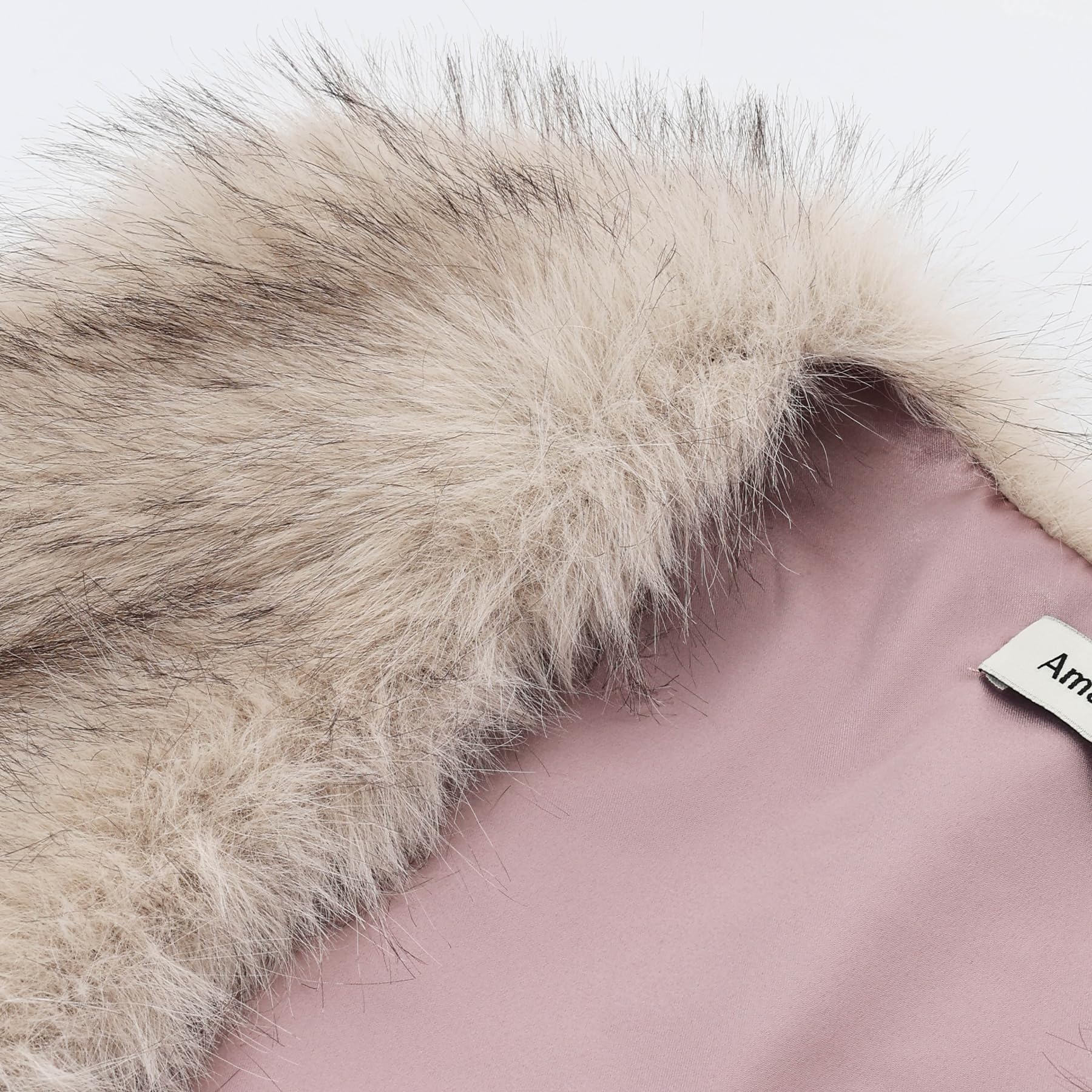 Amazhiyu Gilet in pelliccia sintetica da donna, per autunno e inverno, senza maniche, in pelliccia sintetica
