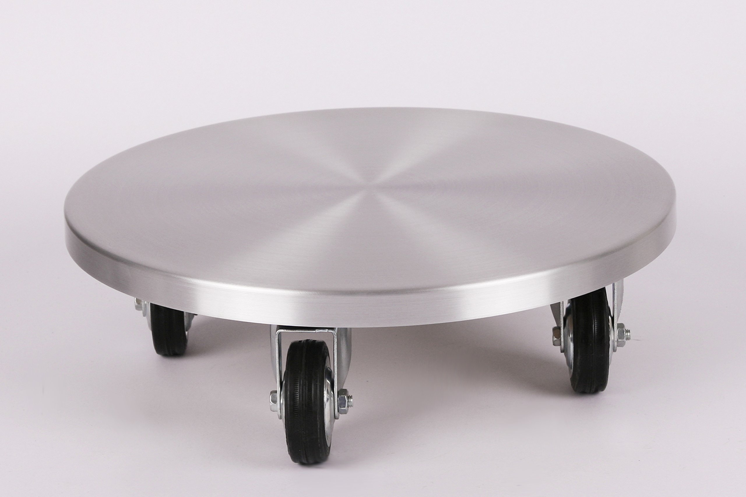 Möbelroller/Pflanzenroller (Profi) Ø 30 cm, ALU, 200kg, große rollen, Marke: Szagato, Made in Germany (Design-Pflanzenroller Transportroller Rollbrett)