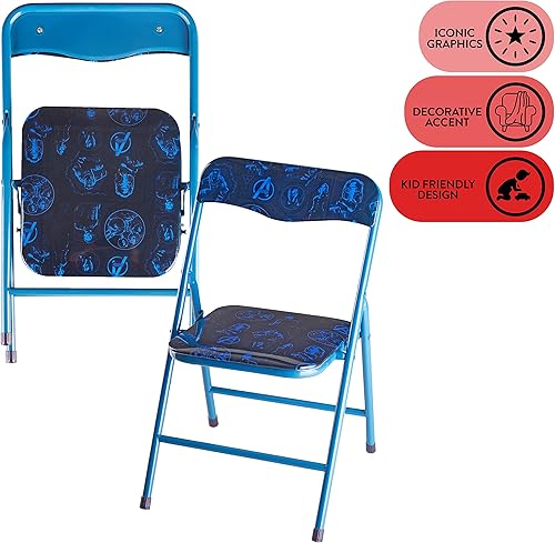 Miniatura 4 de Marvel Avengers Infinity War - Juego de mesa cuadrada y silla de actividades para niños, 3 años en adelante