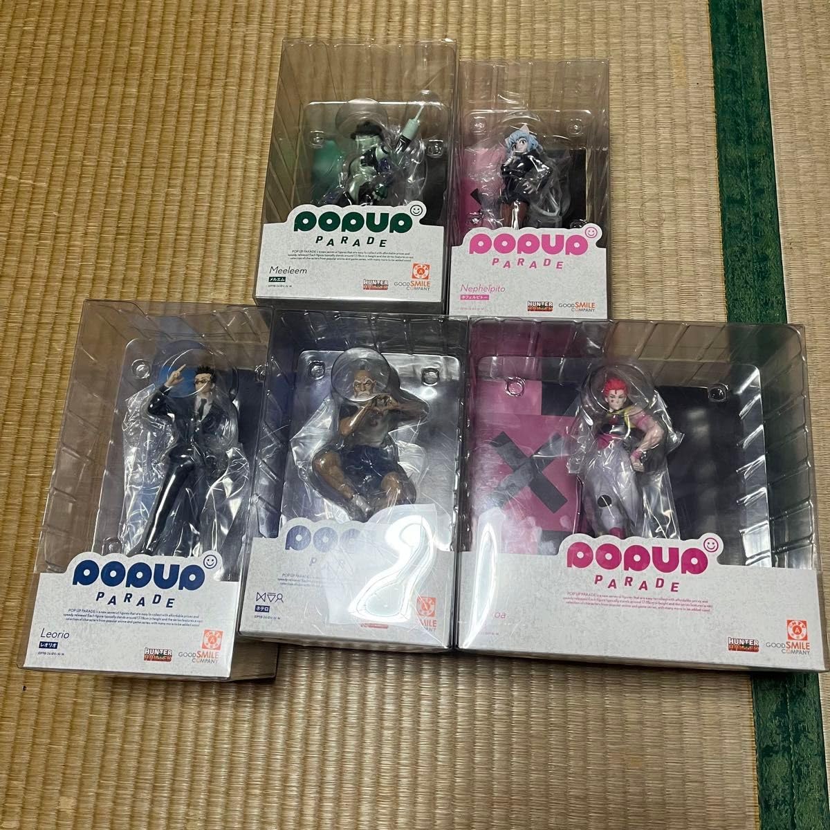 【新品未開封】ハンターハンター　ヒソカ　ネフェルピトー　ネテロ　メルエム　セット ハンターハンター ヒソカレオリオネテロメルエムネフェルピトー