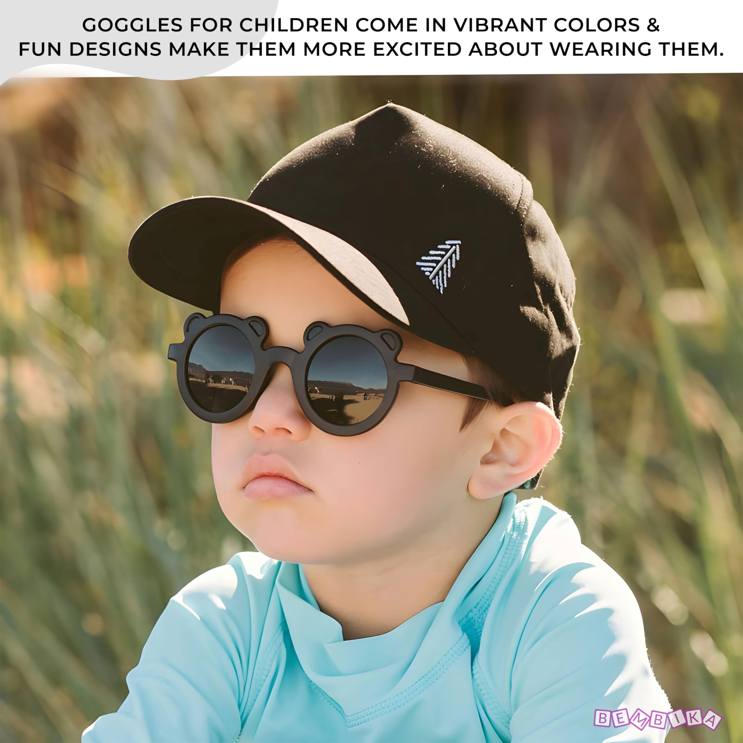 BEMBIKA Fashionable Sunglasses for Kids Baby Girls and Baby Boys, Stylish Eyewear for Kids Micky Design Glasses for Kids Fancy Style Goggles � (Micky Black) - Image 6 thumbnail