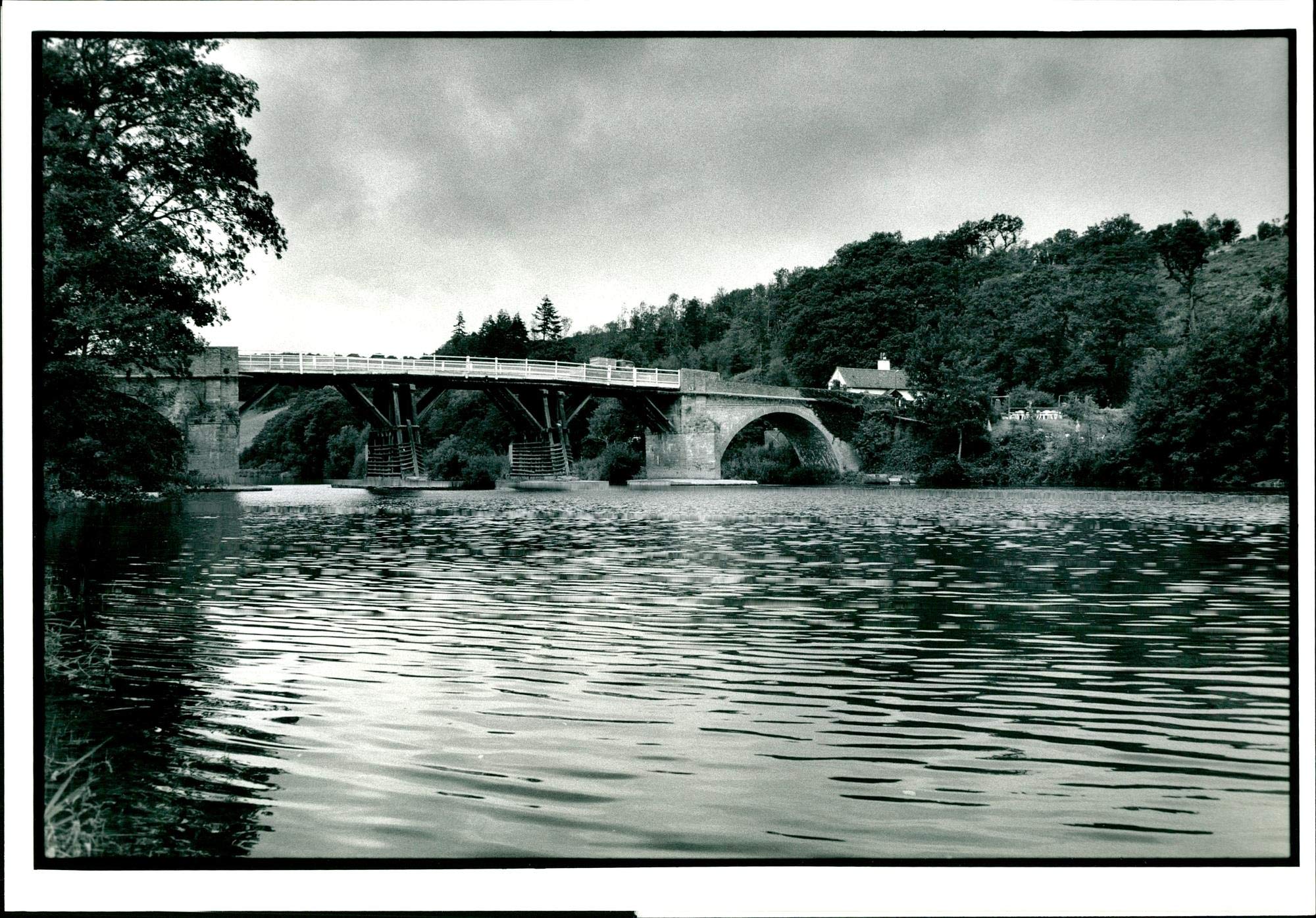 Vintage photo of River Wye