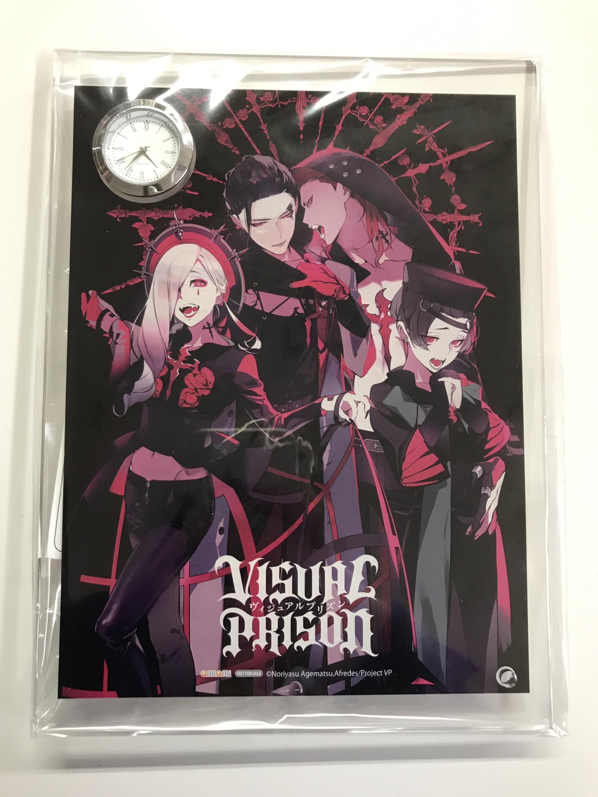 Amazon.co.jp: ヴィジュアルプリズン A5アクリルクロック LOS