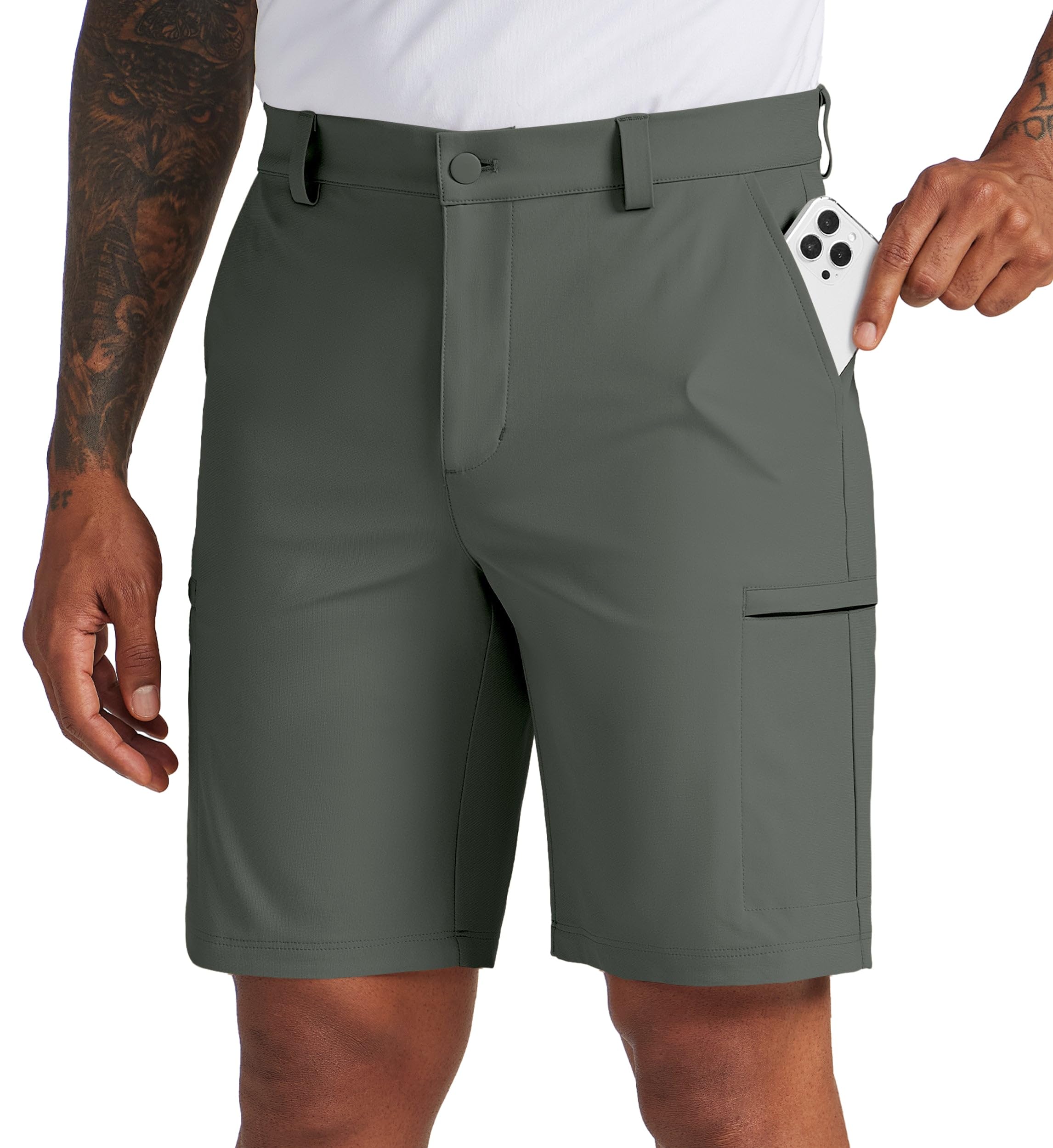 Willit Men's Golf Shorts Stretch Dress Shorts Cargo Quick Dry Athletic Casual Shorts with Pockets 7" 9" 11"