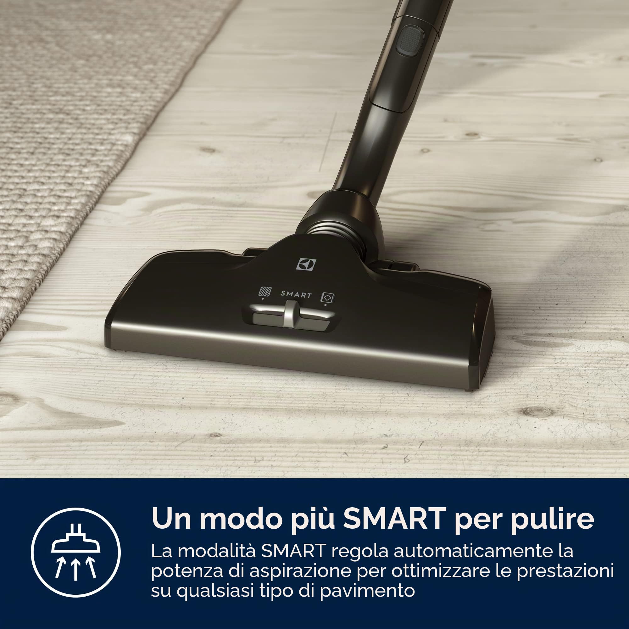 ELECTROLUX PureD8 13783211, Pure D8 PD82-8DB-Aspirapolvere a Slitta con Sacco Ultra Silenzioso, regolatore Automatico di Potenza SmartMode e Tecnologia PureSound-Colore: Blu