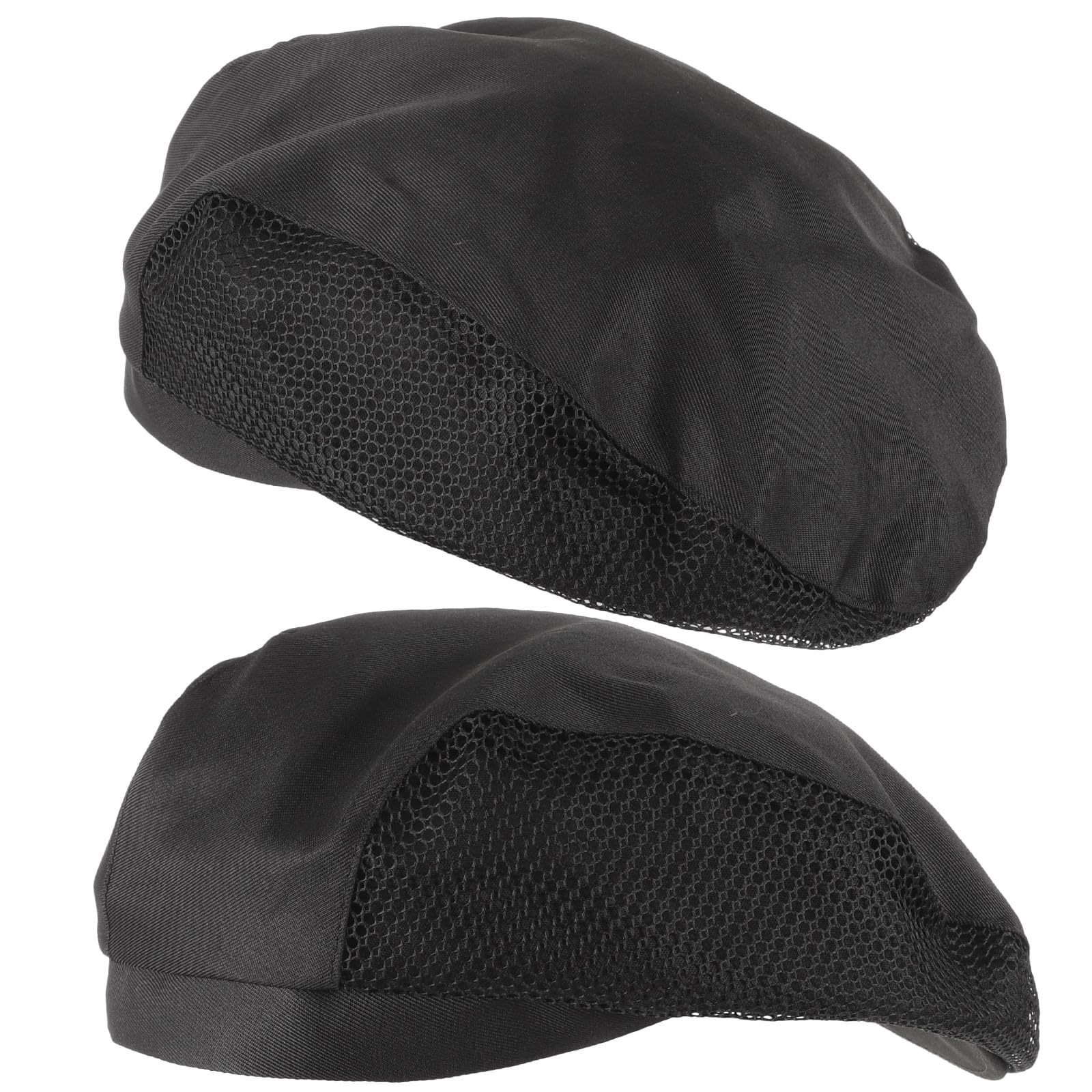 Generico 2 Pezzi Cappelli da Cuoco in Rete Traspirante per Ristorante Bar Pasticceria