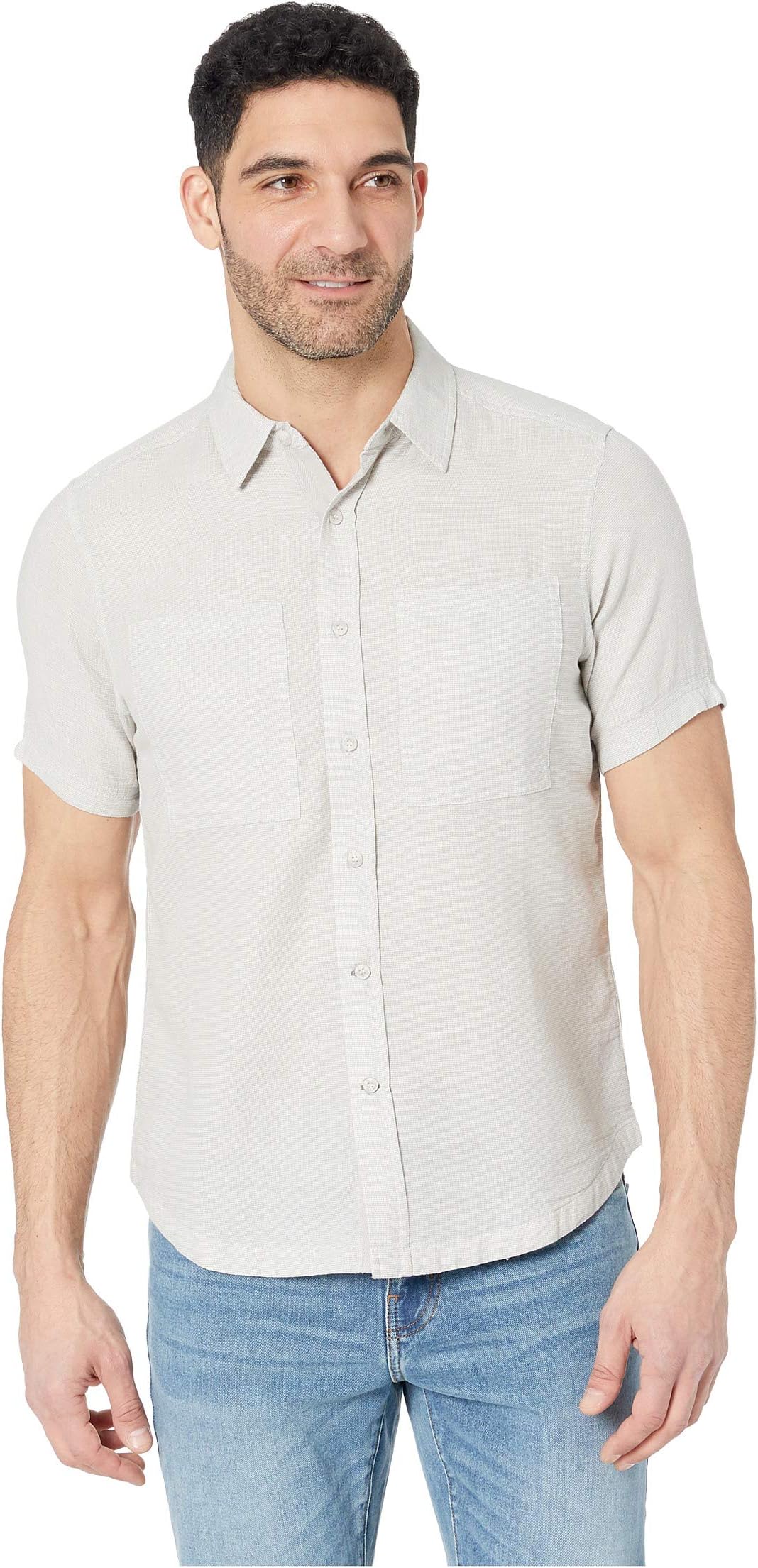 Aere Short Sleeve Button Up Shirt