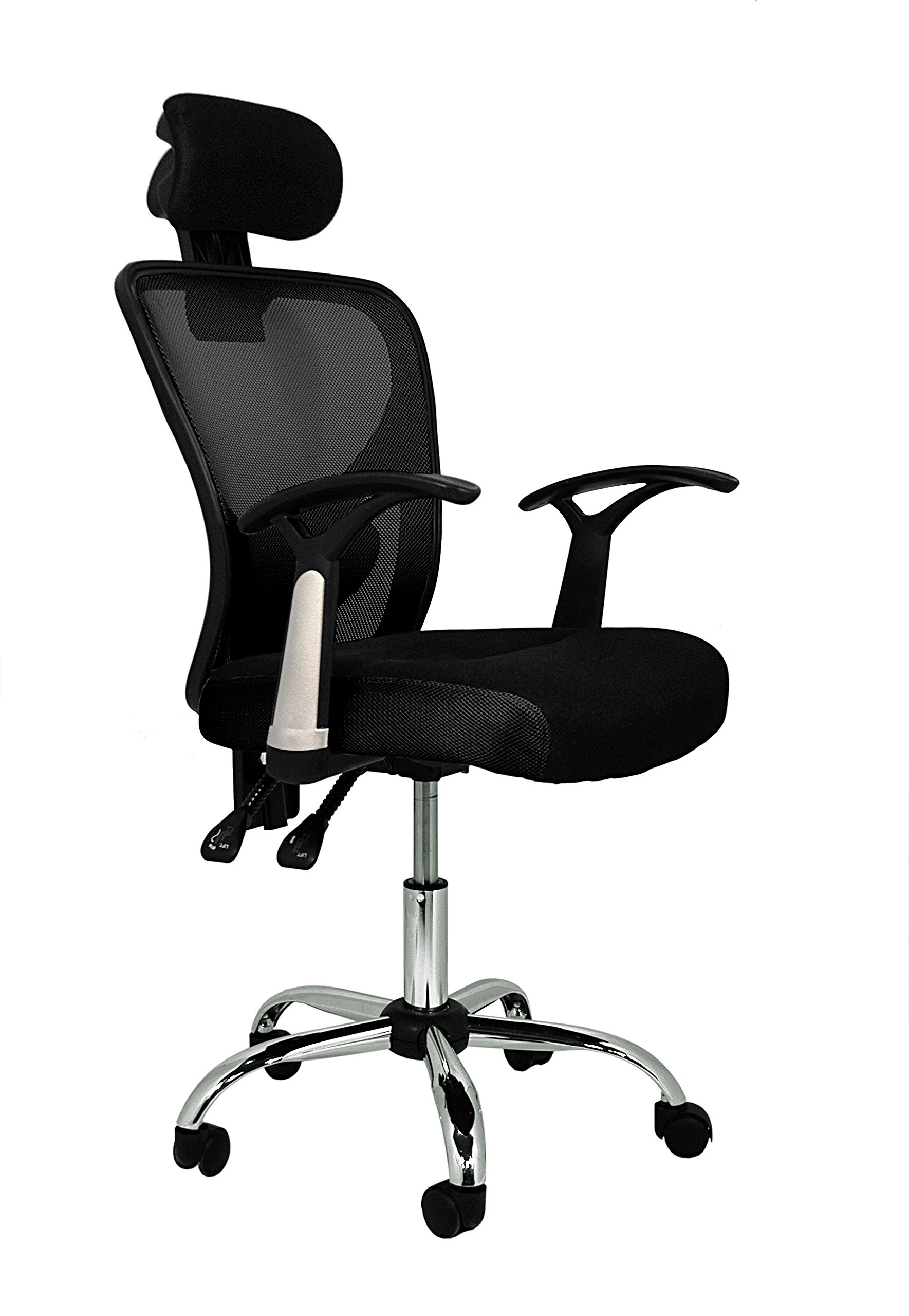 La Silla Española HC1159NG Silla de Oficina con Reposacabezas