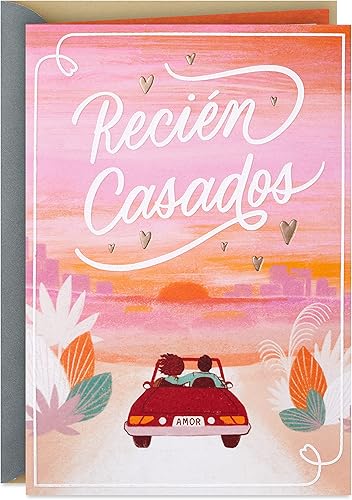 Miniatura 1 de Hallmark Tarjeta de boda española Vida, Tarjeta de Boda (Recién Casados)
