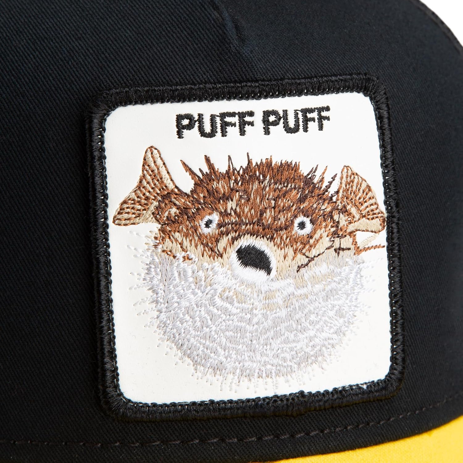 Goorin The Puff Puff Fish Trucker Hat, Black, One Size, Unisex