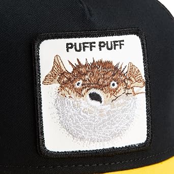 Goorin The Puff Puff Fish Trucker Hat, Black, One Size, Unisex