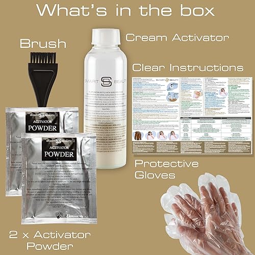 Miniatura 35 de Tinte para el cabello negro puro permanente con cuidado del cabello Plex antiroturas, tinte para el cabello vegano y libre de crueldad, cobertura