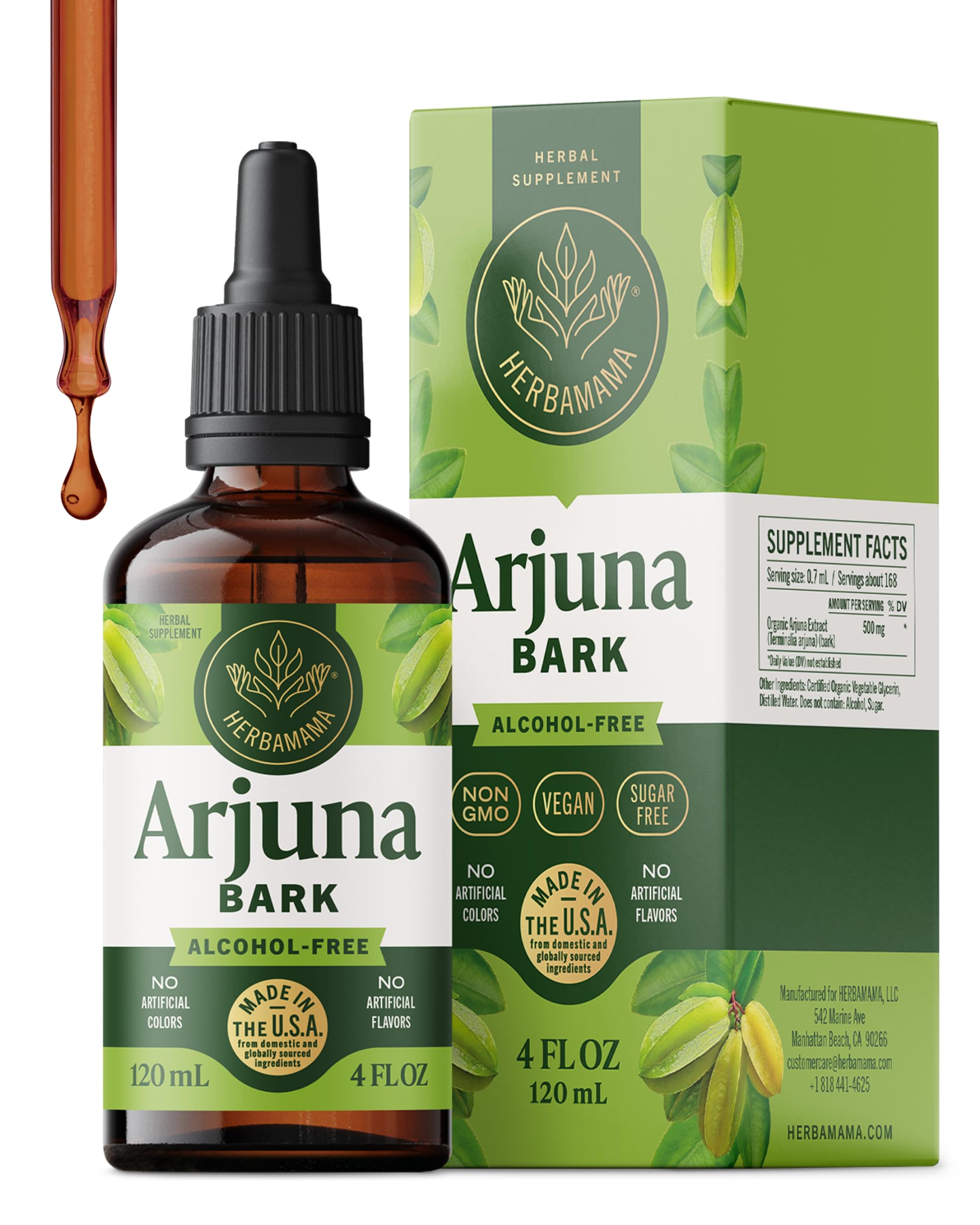 HERBAMAMA Arjuna Bark Extract - Circulation & Antioxidant Support — Amazon image 9