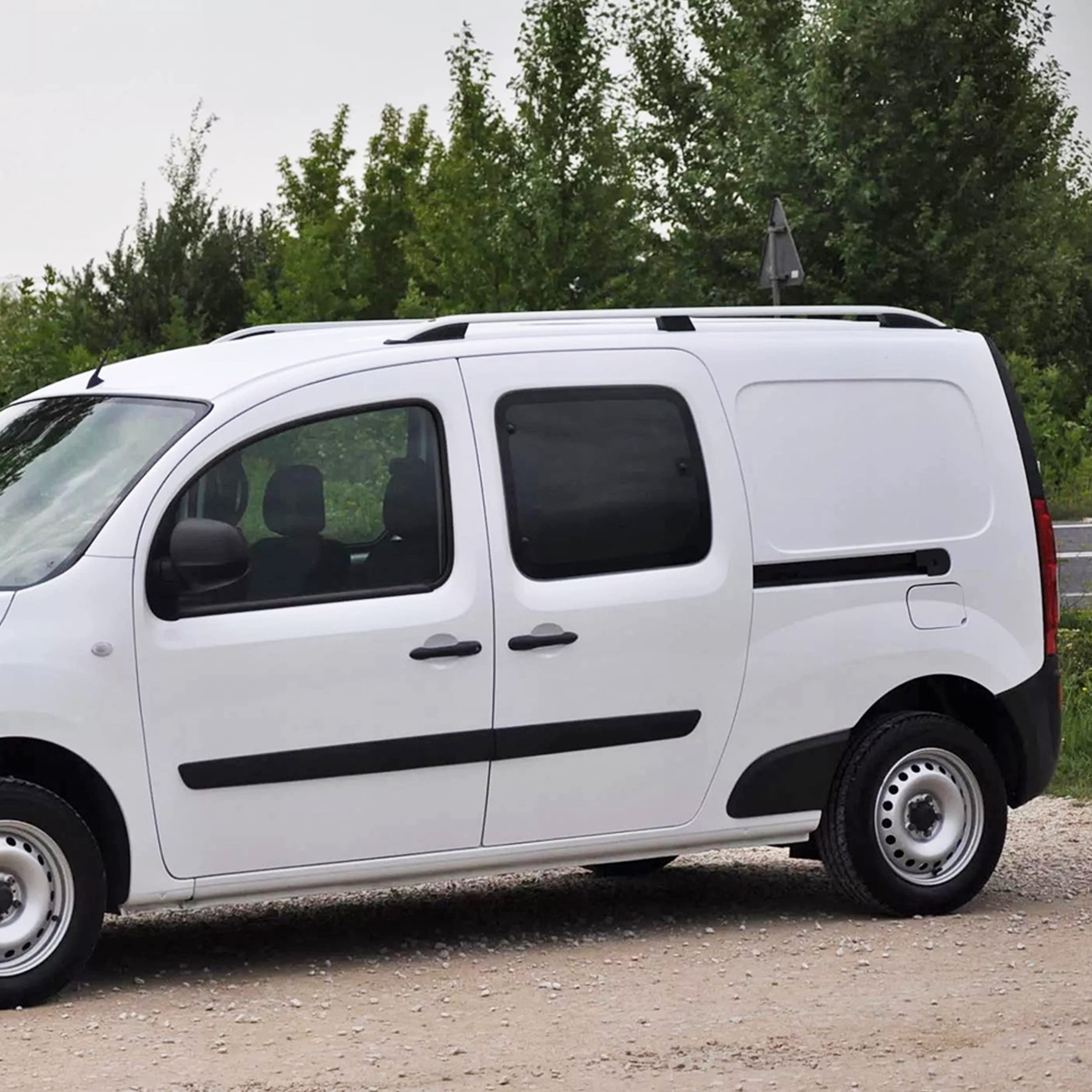CHROMEMASTER | Baca de techo | Compatible con Mercedes Citan 2012-2021 largo | Para fijar las barras de techo, cajas de techo o portabicicletas | Construcción robusta de aluminio.
