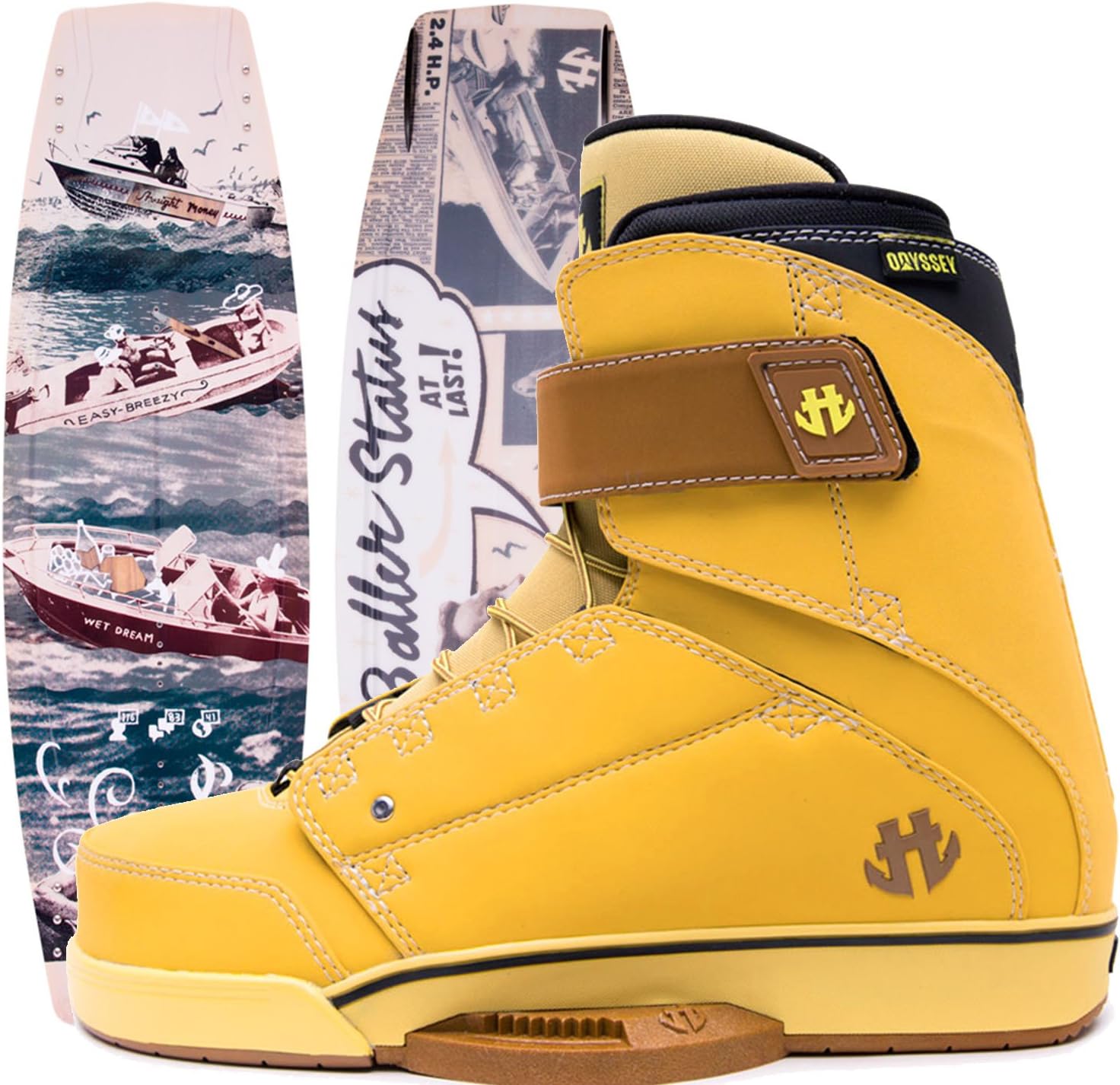 Humanoid Wakeboards 1Up Wakeboard with Boot Sports