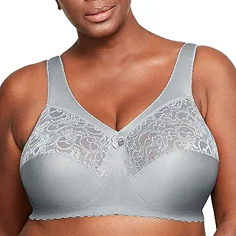 Glamorise Full Figure Plus Size MagicLift Original Support Bra Wirefree #1000