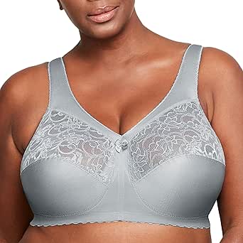 Glamorise Full Figure Plus Size MagicLift Original Support Bra Wirefree #1000