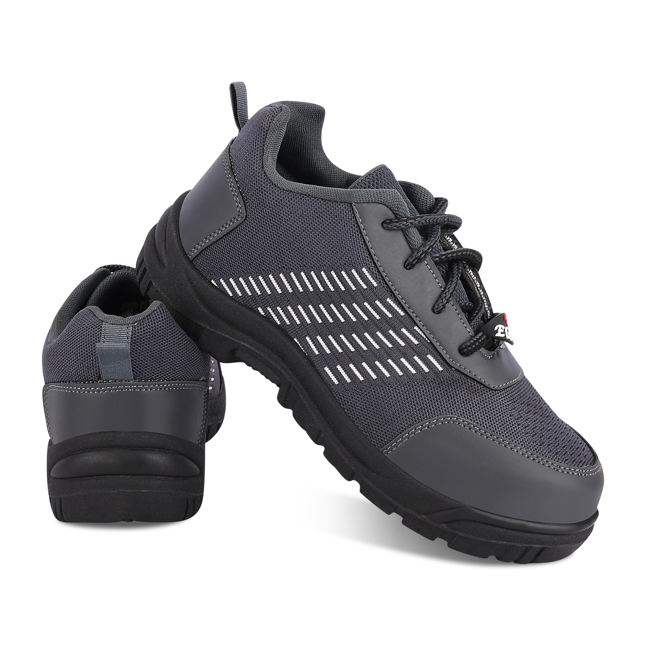 Foot Trends Safety Shoes with Lace-up and Steel Toe Protection Shoes for Factory, Construction and Industrial Work for Men-image-6