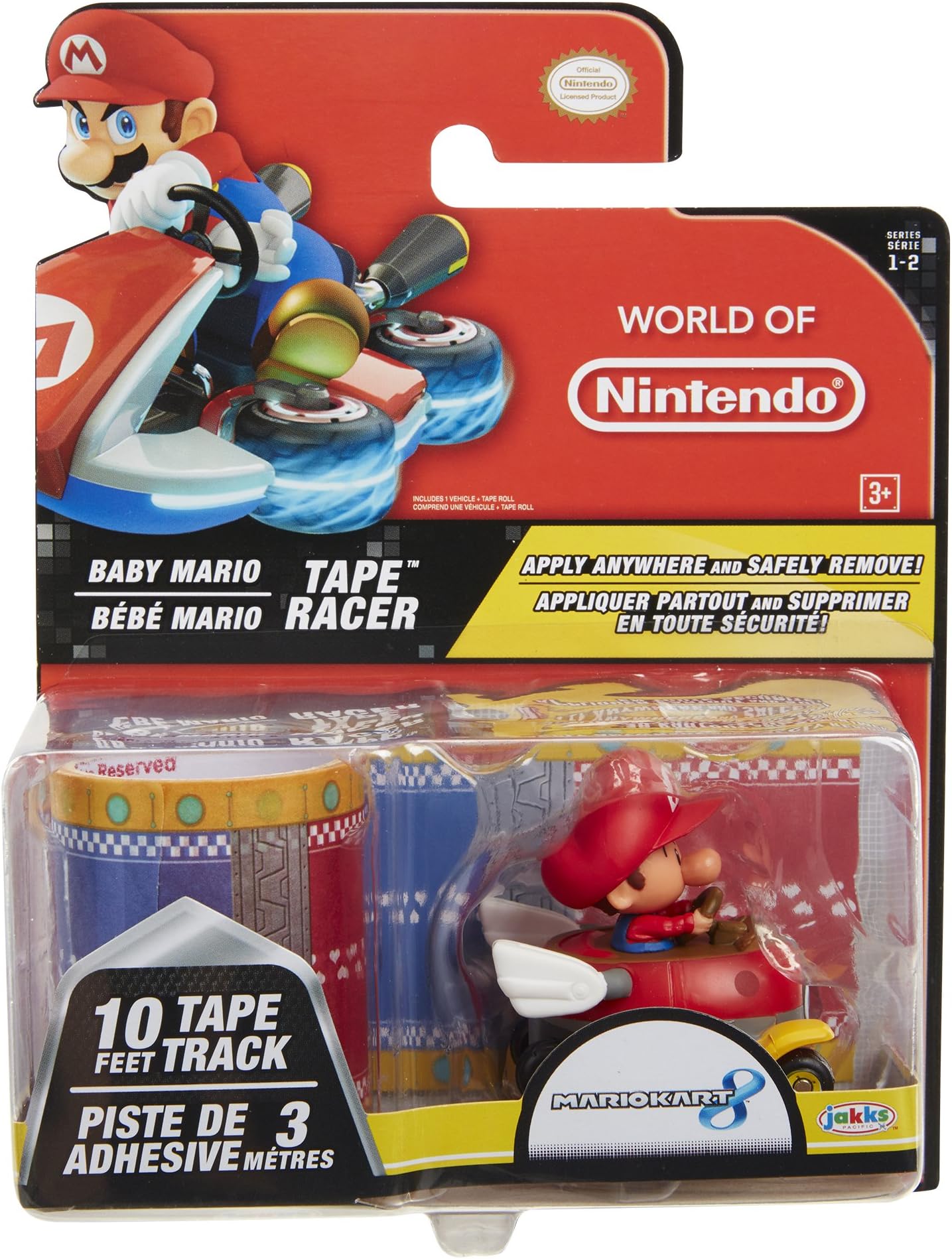 World of Nintendo Baby Mario Tape Racer Vehicle