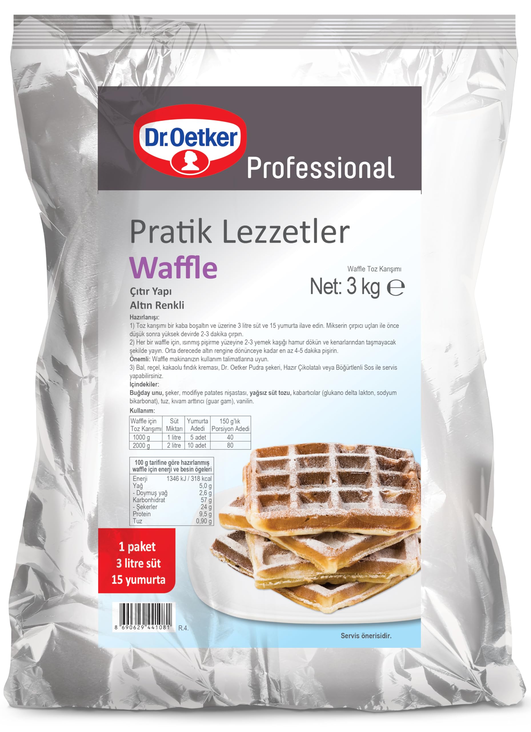 Dr. Oetker Waffle 3 Kg