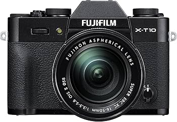 Amazon.com : Fujifilm X-T10 Black Mirrorless Digital Camera Kit