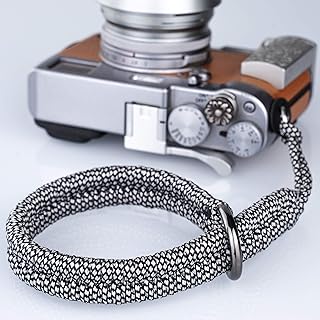 AQAREA Camera Wrist Strap for DSLR Mirrorless Camera, Quick Release Camera Hand Strap with Safer Connector (Off-white)