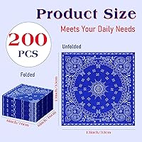 Vista 2 de Teling 200 servilletas de papel de 2 capas, servilletas de papel desechables para fiesta occidental, servilletas desechables con estampado