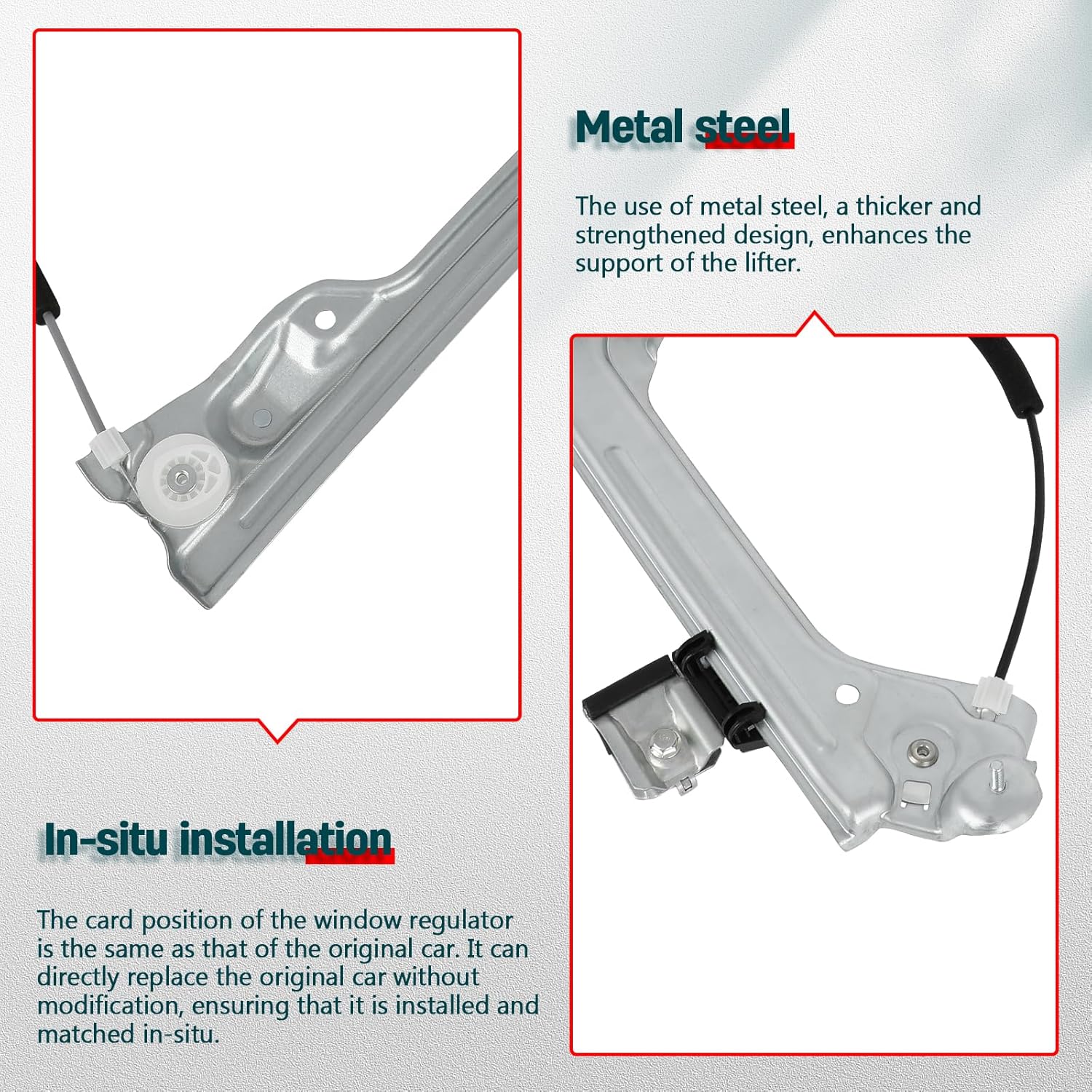 FINDAUTO 751-777 Front Right Passenger Side Power Window Regulator with Motor Assembly Compatible for 2014-2018 for Chevrolet for Cheyenne,2014-2018 for Chevrolet for Silverado 1500
