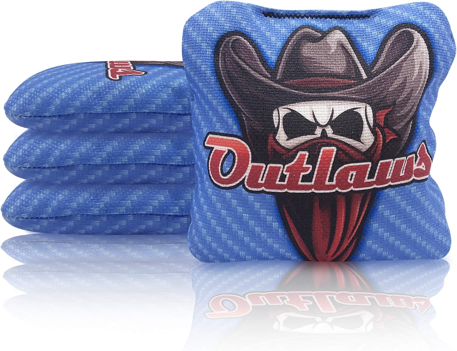 Local Bags New 2021 PRO Cornhole - Outlaw Series - Set of 4 Bags- ACL PRO Double Sided Professional Bags - Slow Side/Go Side Made in USA