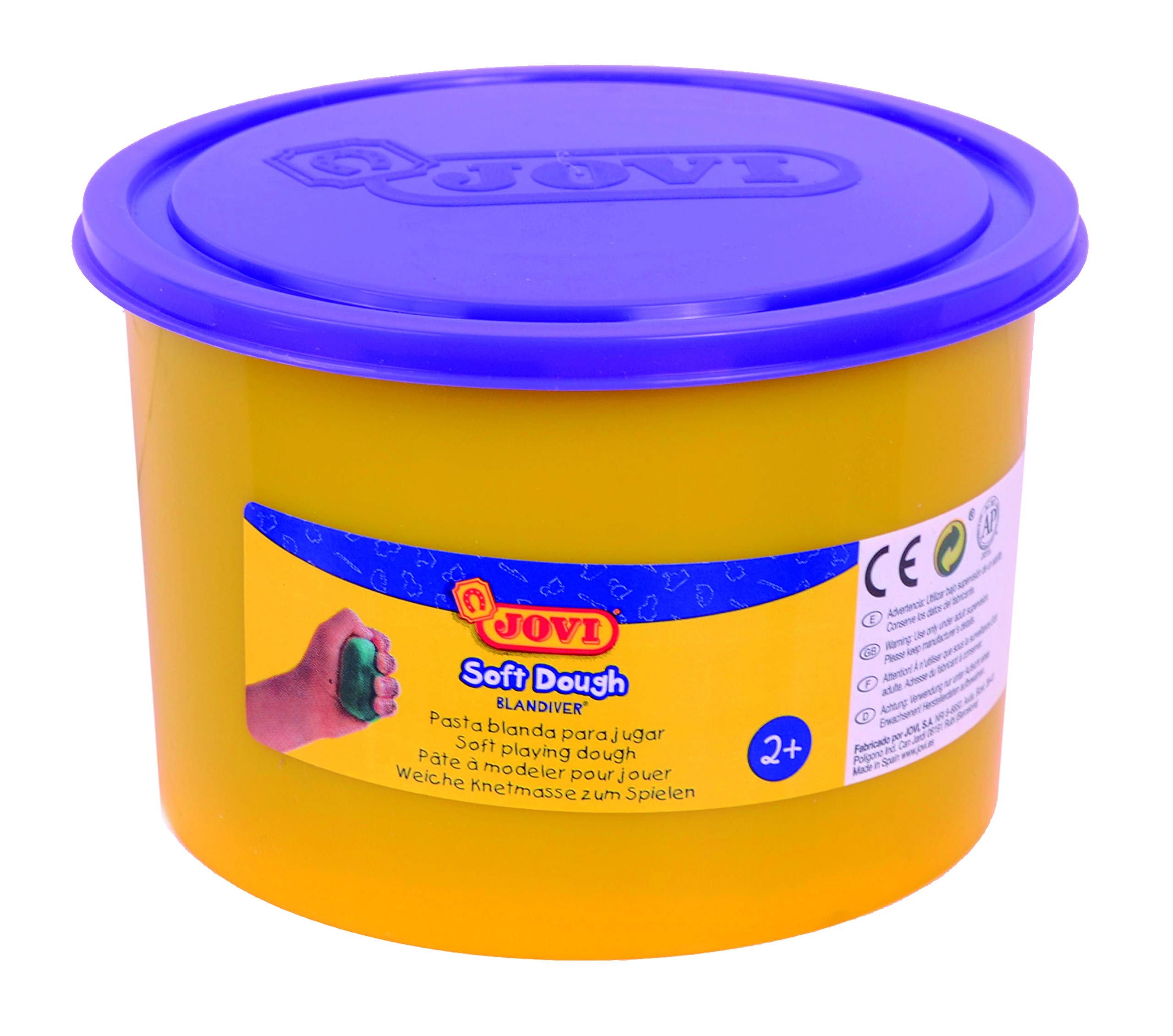 Jovi Soft Dough Blandiver, Bote de 460 g, Color Violeta (46006)