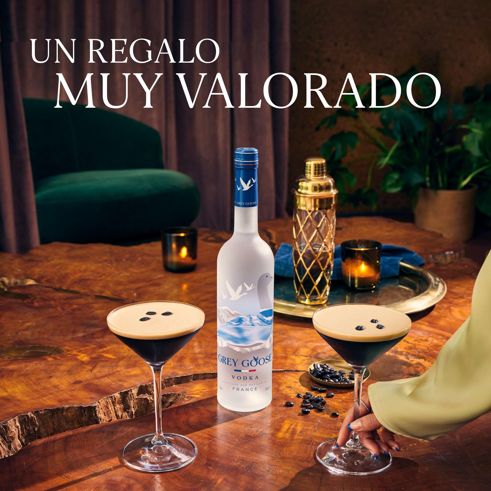 GREY GOOSE Vodka Prémium Francés 40% vol. 70 cl 700 ml