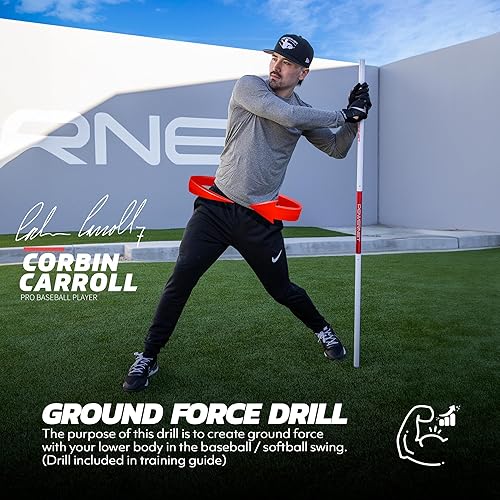 Miniatura 6 de PowerNet Combo de PVCClick Stick Baseball Swing Trainer  Accesorios intercambiables también para sóftbol  Bate de entrenamiento para crear la máxima