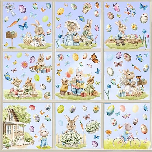 Miniatura 1 de Adhesivos retro para ventana de Pascua