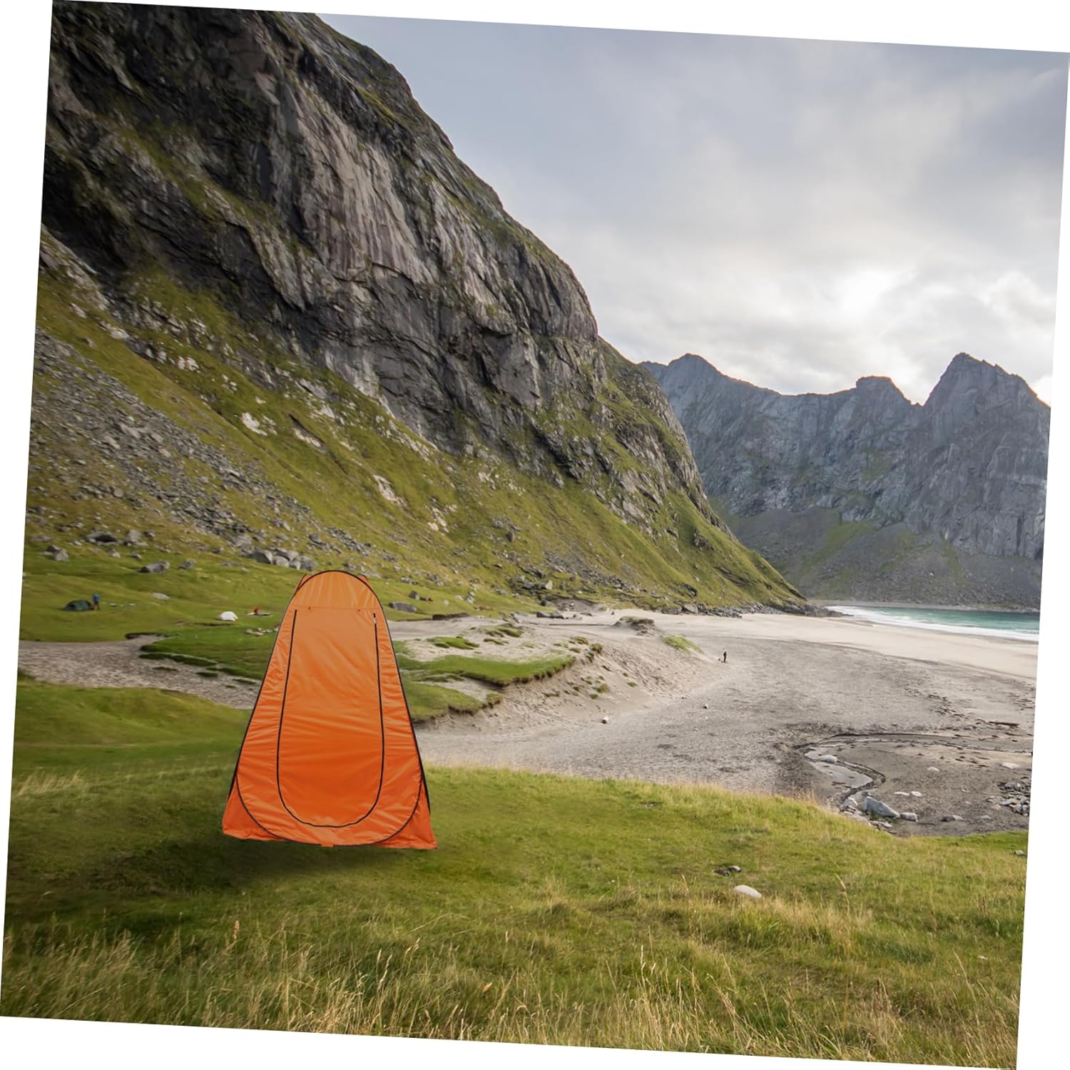 Mipcase Outdoor Camping Tent Heat Retaining Space Quick-Open Changing Portable Inflatable Tent for Beach Fishing Easy to Carry