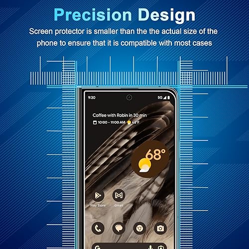 Miniatura 6 de CWQZGUF Juego de 6 protectores de pantalla Pixel Fold 5G, 2 películas interiores de TPU + 2 vidrios exteriores templados + 2 protectores de lente de