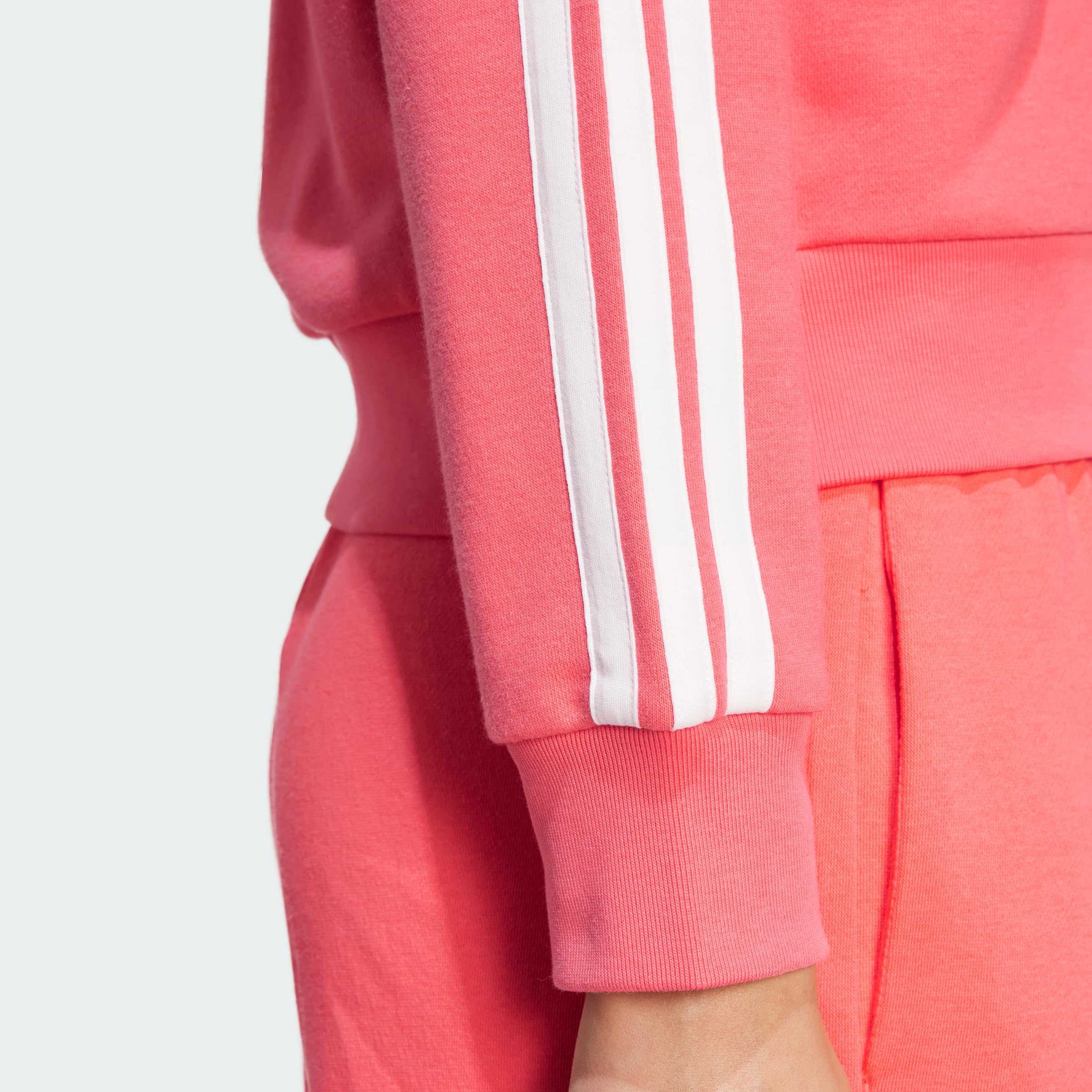 adidas Damen Essentials 3-Stripes French Terry Full Zip Hoodie – Bild 3