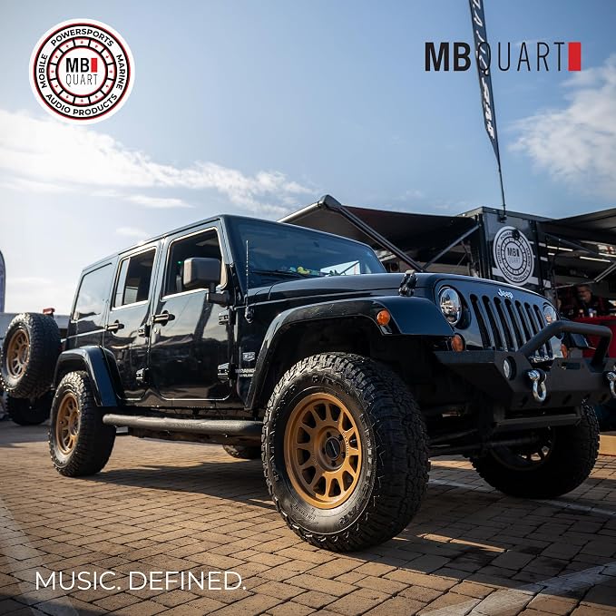 Kit de Audio MB Quart MBQJ-STG4A-1 800W Stage 4 para Jeep JL/JT miniatura 5