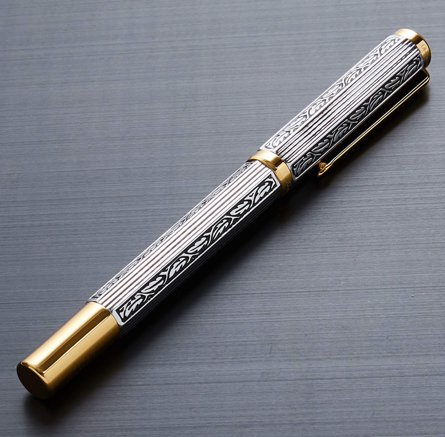 Amazon | Xezo Legionnaire 18Kゴールド プラチナメッキ ファイン 