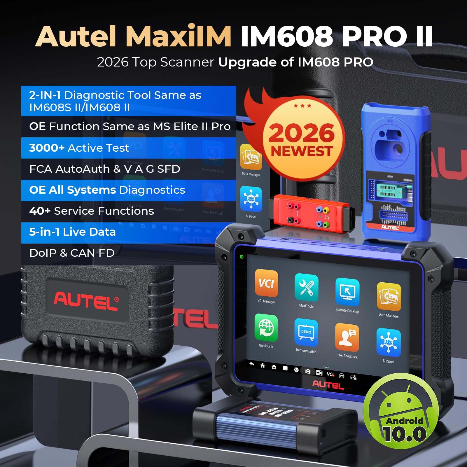Amazon.com: Autel MaxiIM IM608 PRO 2 Scanner, 2026 Same as M608 II