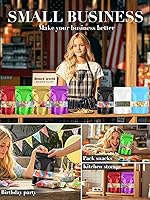Vista 7 de 200 bolsas de Mylar de 4 x 6 pulgadas para almacenamiento de alimentos, bolsa resellable de pie con ventana mate, bolsas a prueba de olores, bolsa