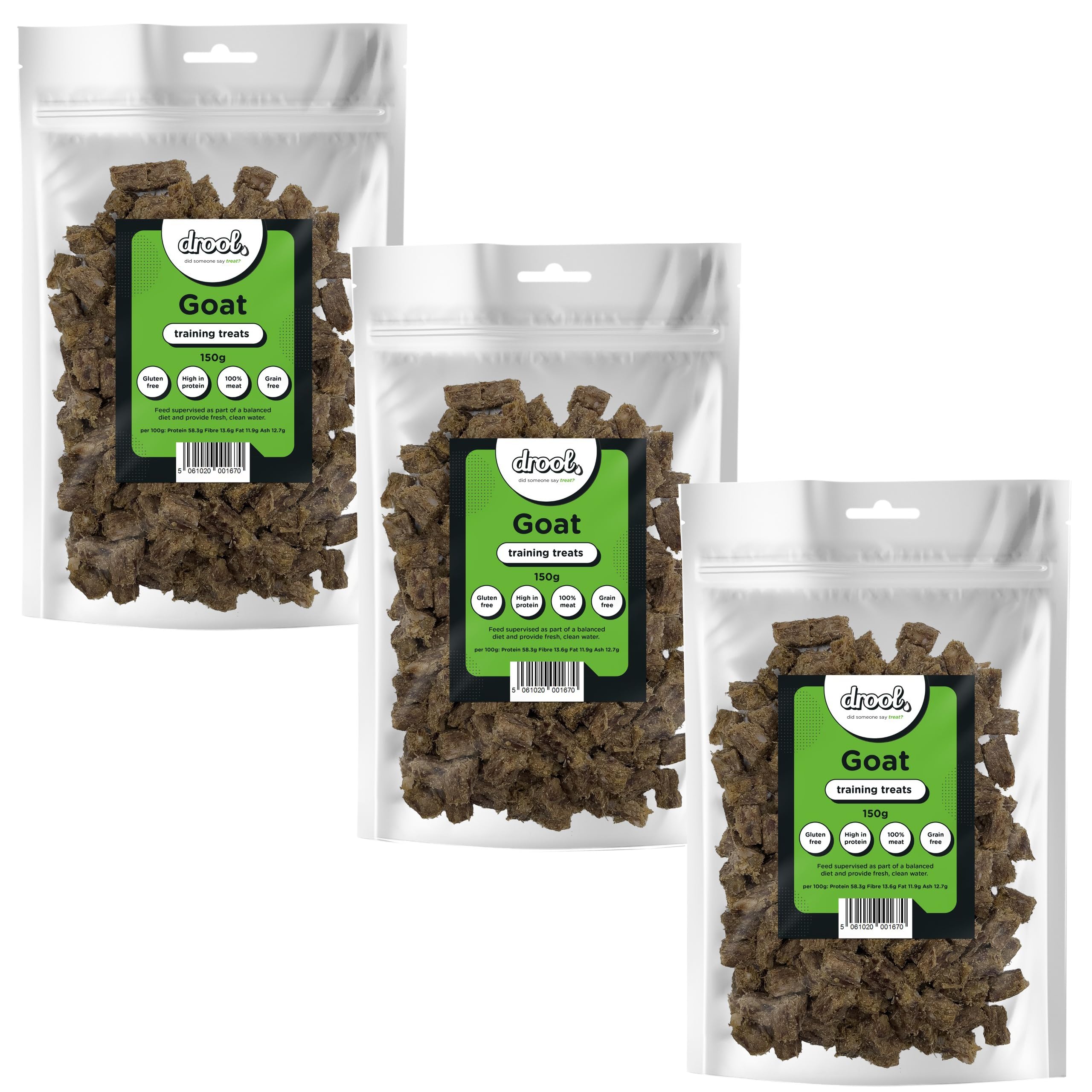 Drool Pet Products Natural Air Dried Dog Treats, 1 kg (Pack of 1)