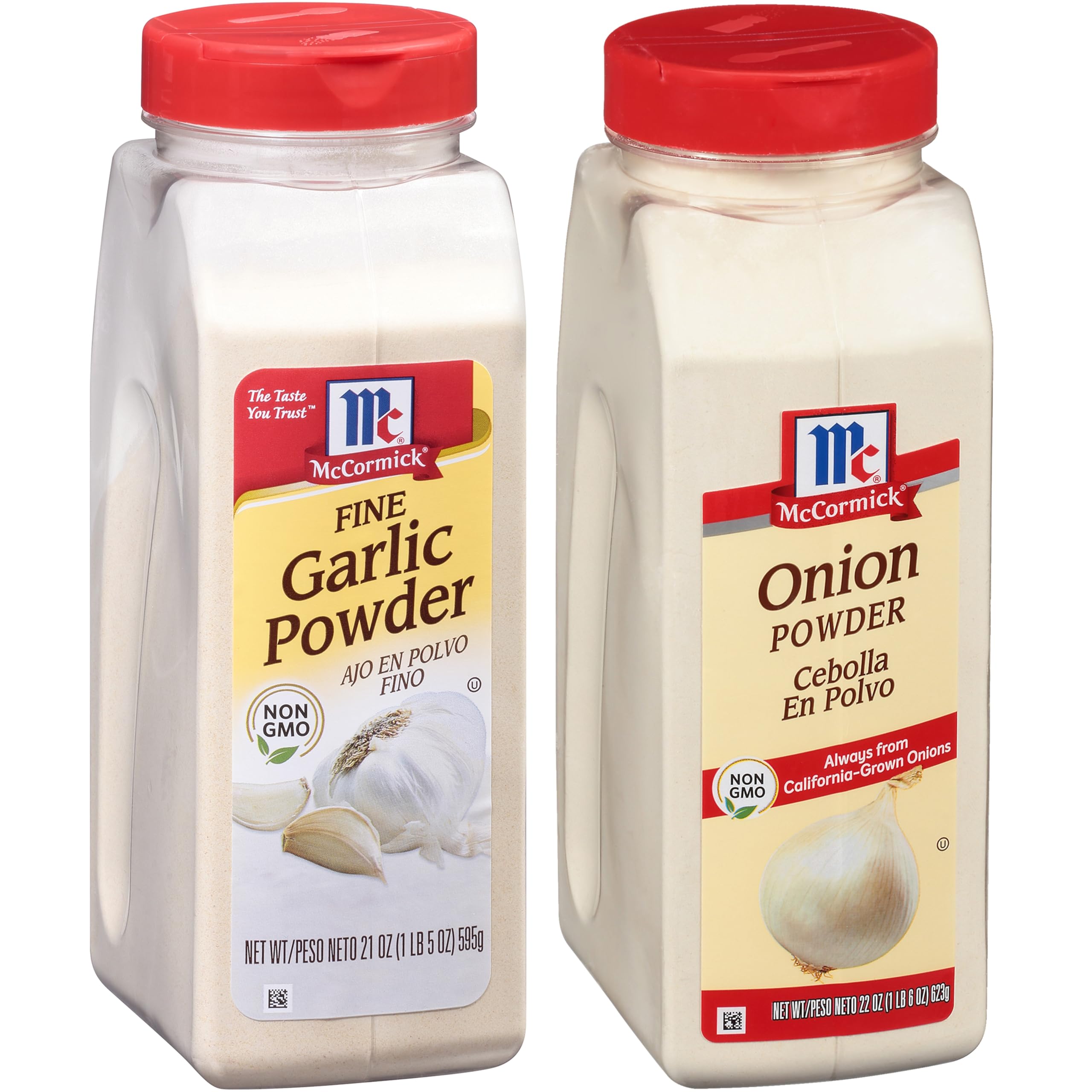 McCormick Garlic and Onion Powder Bundle, 43 oz