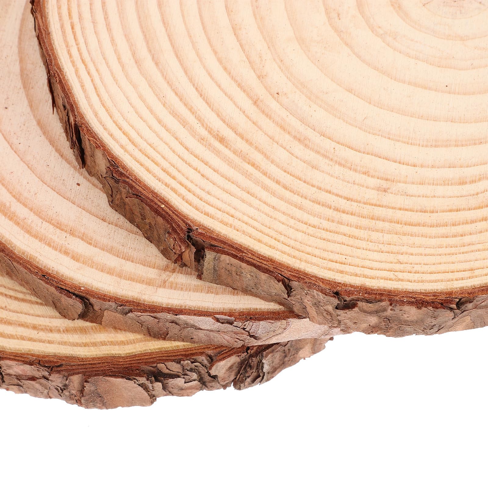 Pietre Miliari da Giardino in Legno Resistenti alle Intemperie 3 Pezzi 18-20 Cm Diametro e 2 Cm Spessore Pavimentazione da Giardino Decorativa per Camminamenti Esterni Leggeri