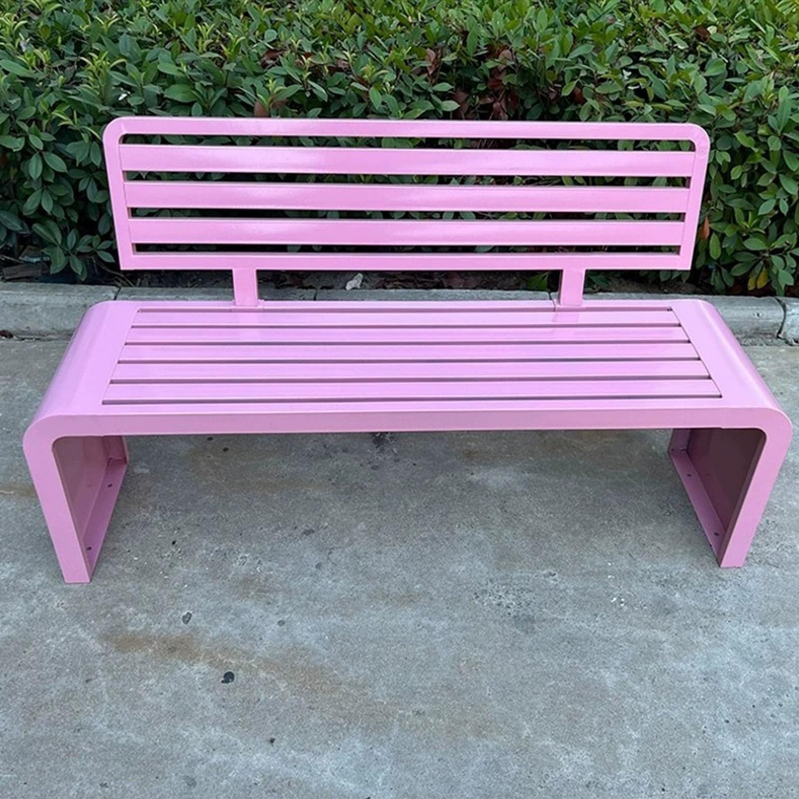 Asiento de entrada antioxidante y banco de jardín exterior resistente a la intemperie